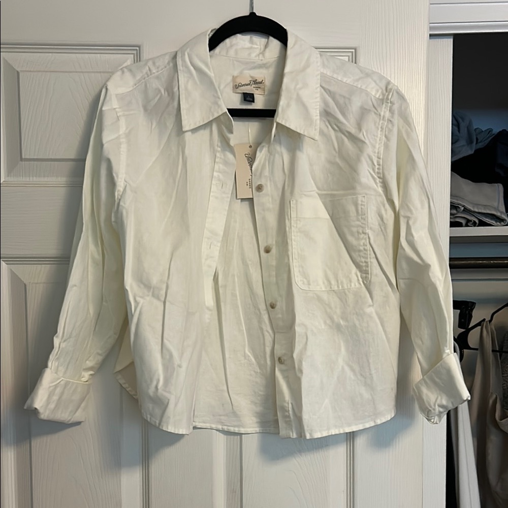 White Button-Up Shirt